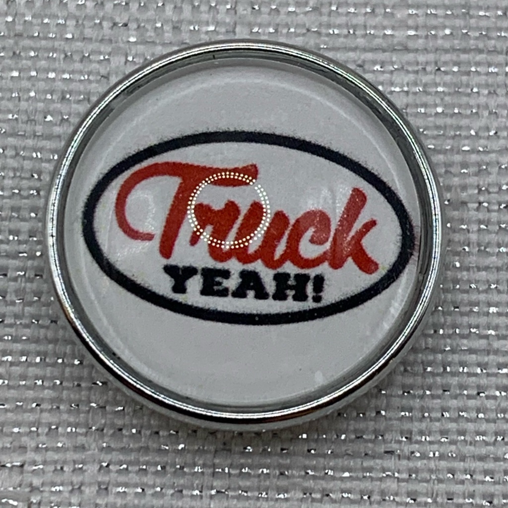 Truck Yeah - Snap Button Charm 18mm20mm - Made In The Usa 5$